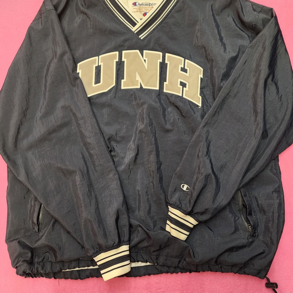 Champion UNH Navy Pullover Jacket